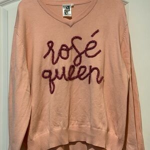 Rosé Queen Pink Sweater
